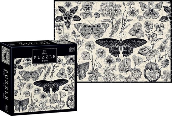 Picture of Interdruk Puzzle 500el Flowers 3 INTERDRUK
