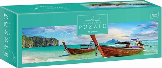 Изображение Interdruk Puzzle panoramiczne 1000el Around the World 2 INTERDRUK