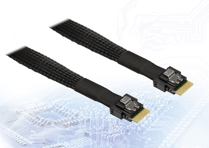 Изображение Inter-Tech Kabel SFF 8654-4i -> SFF 8654-4i- 0,7m