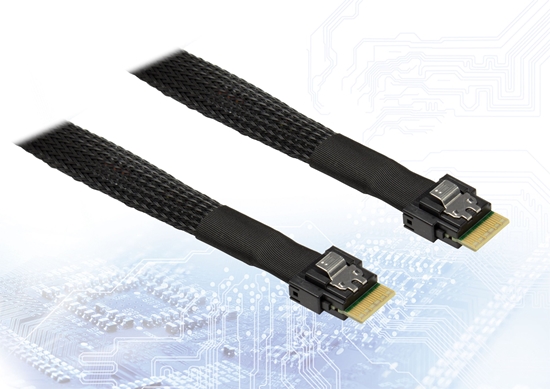 Picture of Inter-Tech Kabel SFF 8654-4i -> SFF 8654-4i- 0,7m