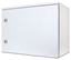 Picture of IP55 12U 19" sienas skapis, tērauda durvis / 685 x 550 x 410 mm / pelēks, samontēts