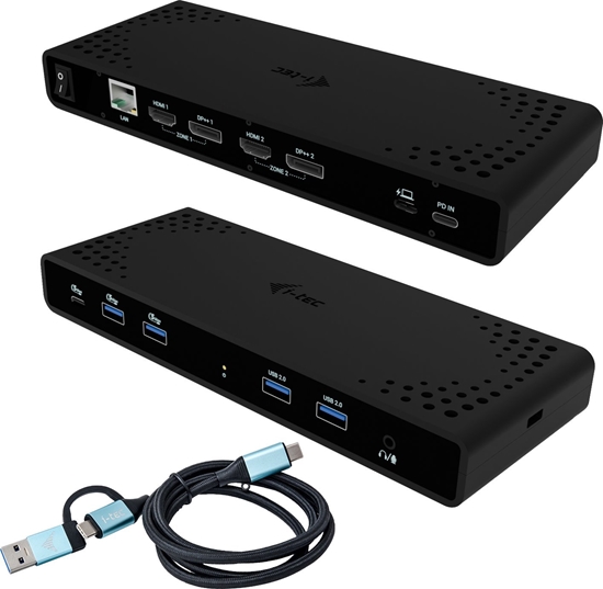 Изображение I-TEC Uni Dual 4K Disp Docking Station