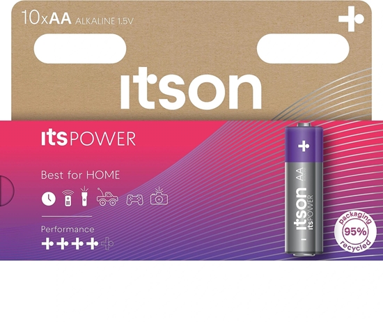 Picture of itson itsPOWER battery Alkaline LR6IPO/10HH