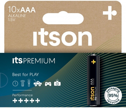 Attēls no itson itsPREMIUM battery Alkaline LR03IPR/10HH