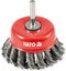 Attēls no Yato Szczotka czoowa z trzpieniem drut splatany 75mm YT-4752