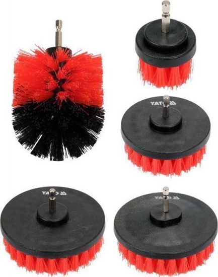 Picture of Yato Zestaw szczotek na wiertark Hex 5 szt.