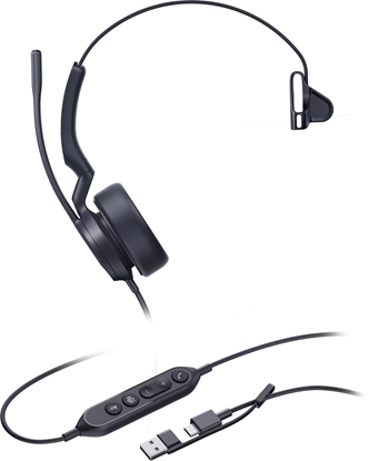 Attēls no Yealink Headset UH44 Mono Teams USB-C/A