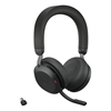 Picture of Jabra Evolve2 75 UC Link 390c Wireless Headset, Bluetooth, USB-C, Charging Stand, Black