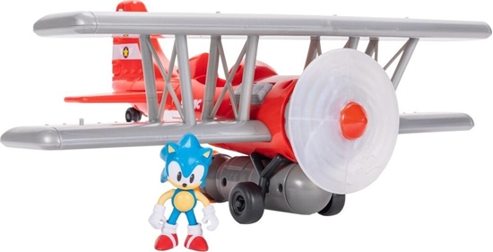 Picture of Jakks SONIC plane Tornado Biplane with Sonic figure