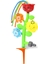 Picture of Jamara Jamara Mc Fizz Wassersprinkler Blumen bunt