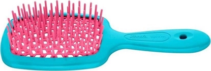 Attēls no JANEKE_Small Superbrush maa szczotka fryzjerska do rozczesywania wosów Róowo-Niebieska