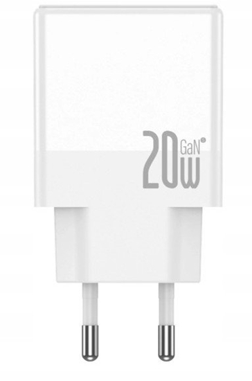 Picture of JELLICO adowarka sieciowa EU57 PD 20W 1xUSB-C + 1xUSB QC3.0 Biay