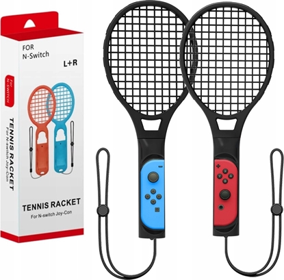 Attēls no JYS 2x Rakieta Tenis Na Joy-con Joycon Do Nintendo Switch Oled / Mario Tennis / Jys