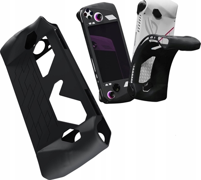 Attēls no JYS Osona Silikonowa Pokrowiec Futera Etui Case do Asus Rog Ally JYS-RA006 / Czarny