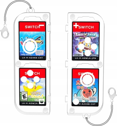 Изображение JYS Pudeko Etui CASE Futera Obudowa Box na Karty Gry do Nintendo Switch OLED / JYS-NS257 / Przezroczysty