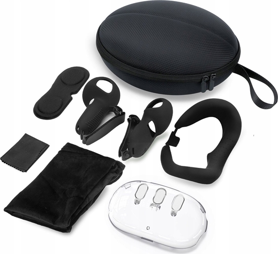 Picture of JYS Zestaw 7w1 Futera Akcesoria Osona Etui Do Gogli Okularów Vr Meta Quest 3 / Jys-mq016