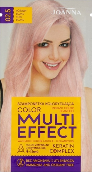 Picture of Joanna Joanna Multi Effect Color szamponetka koloryzujca 02.5 Róowy Blond 35g