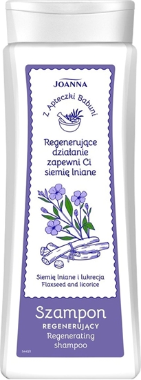 Изображение Joanna JOANNA Z Apteczki Babuni Szampon do wosów - Siemi lniane i lukrecja 300 ml
