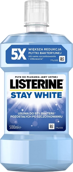 Picture of JOHNSON LISTERINE Pyn do pukania jamy ustnej Stay White 500 ml