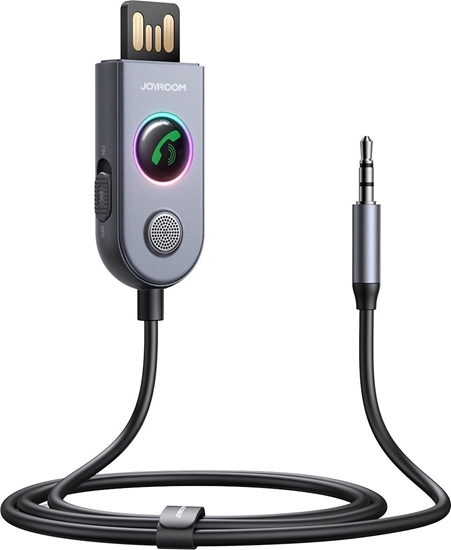 Изображение Joyroom Samochodowy bezprzewodowy odbiornik Joyroom JR-CB6 szary