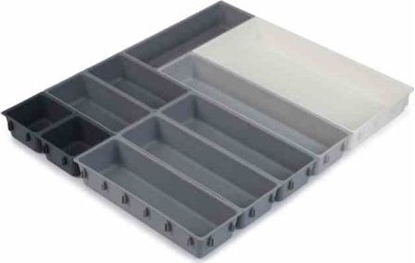 Attēls no Joseph Joseph Blox 10-piece Grey Drawer Organiser Set