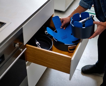 Picture of Joseph Joseph Space 3-piece Blue Pan Protector Set