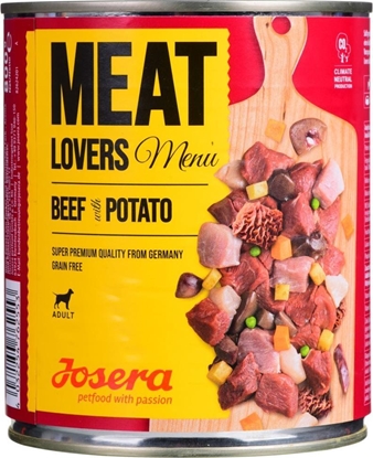 Изображение Josera Meatlovers Menu Woowina z ziemniakami karma mokra dla psów 800g