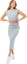 Picture of Justhype Justhype Sweat Midi Skirt Loungewear Set LABON007 szary 14