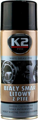 Picture of K2 K2-BIALY SMAR Z PTFE 400ML SPRAY