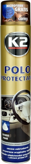 Изображение K2 Kokpit nabyszczajcy K2 Polo Cockpit spray - Kawa 750ml uniwersalny