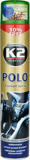 Изображение K2 Kokpit nabyszczajcy K2 Polo Cockpit spray - Sosna 750ml uniwersalny