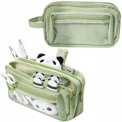 Picture of K405 PIÓRNIK SZKOLNY ORGANIZER 3 KOMORY   Z OKIENKIEM