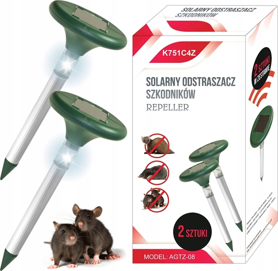 Изображение Solarny odstraszacz na krety LED (K751C4Z)