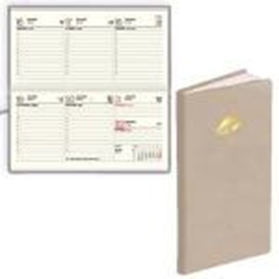 Picture of Kabatas kalendārs Lady Soft mākslīgā āda bēšs 2025g.