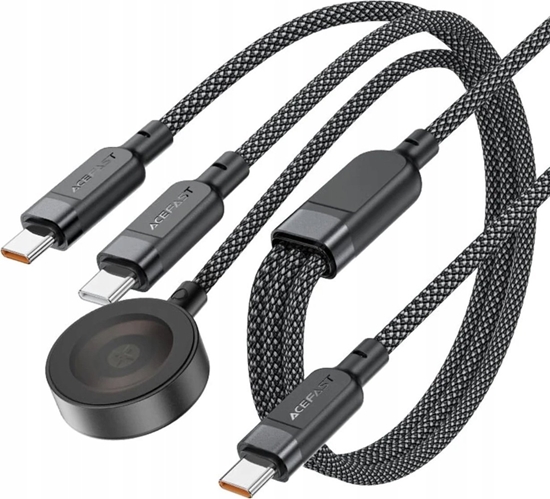 Picture of Kabel USB Acefast USB-C - 2x USB-C 1.2 m Wielokolorowy (6974316283799)