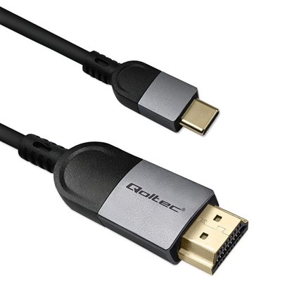 Изображение Kabel Adapter USB-C na HDMI high speed 4K | 60Hz | 32AWG | 2m 