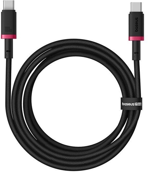 Picture of Kabel USB Baseus USB-C - USB-C 2 m Czerwono-czarny (P10377803U01-03)