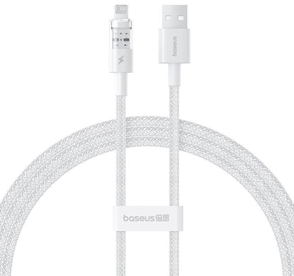 Attēls no Kabel USB Baseus USB-A - Lightning 1 m Biay (P10373003211-00)