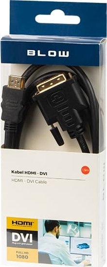 Picture of Kabel Blow HDMI - DVI-D 1.5m czarny (92-021#)