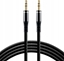Picture of Kabel EverActive Kabel przewód silikonowy audio AUX wtyk - wtyk jack 3.5 mm stereo 100cm everActive CBS-1JB czarny