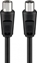 Attēls no Kabel Goobay Antenowy 0.5m czarny (11509)
