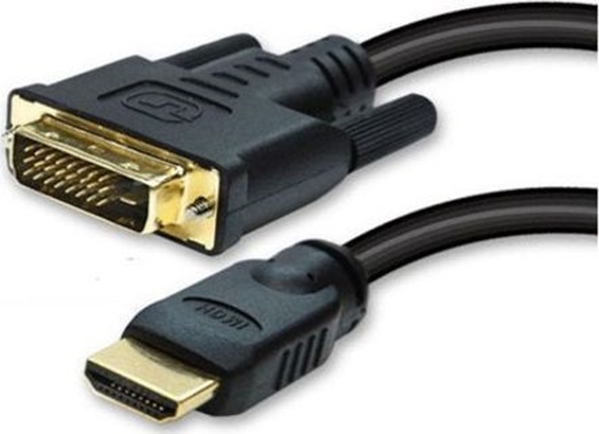 Изображение Kabel HDMI - DVI-D 1.2m czarny (77482)