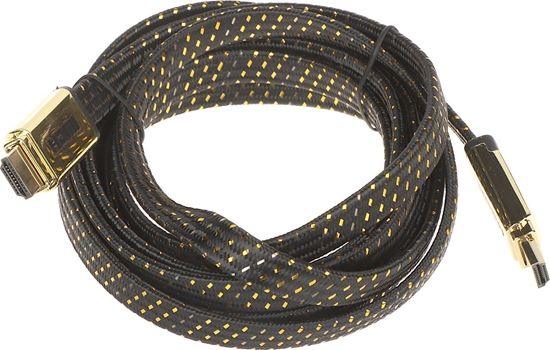 Picture of Kabel HDMI - HDMI 3m zoty (HDMI-3.0-MFL)