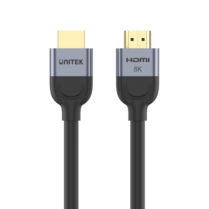 Attēls no Kabel HDMI 2.1 8K 60Hz 1m; czarny; C11086GY01-1M 