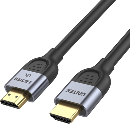 Изображение Kabel HDMI 2.1 8K 60Hz 2m; czarny; C11086GY01-2M 