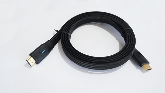 Picture of Kabel HDMI v 2.1 płaski 2m czarny 