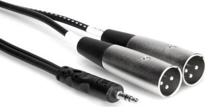 Picture of Kabel Hosa Jack 3.5mm - XLR x2 2m srebrny (CYX-402M)