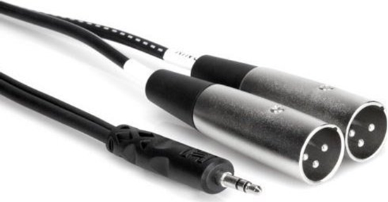 Picture of Kabel Hosa Jack 3.5mm - XLR x2 2m srebrny (CYX-402M)