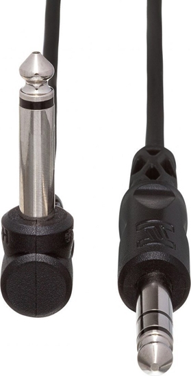 Изображение Kabel Hosa Jack 6.3 mm - Jack 6.3 mm x2 0.91m czarny (CPP-103R)