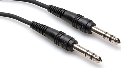 Изображение Kabel Hosa Jack 6.3mm  - Jack 6.3mm 1.5m czarny (CSS-105)